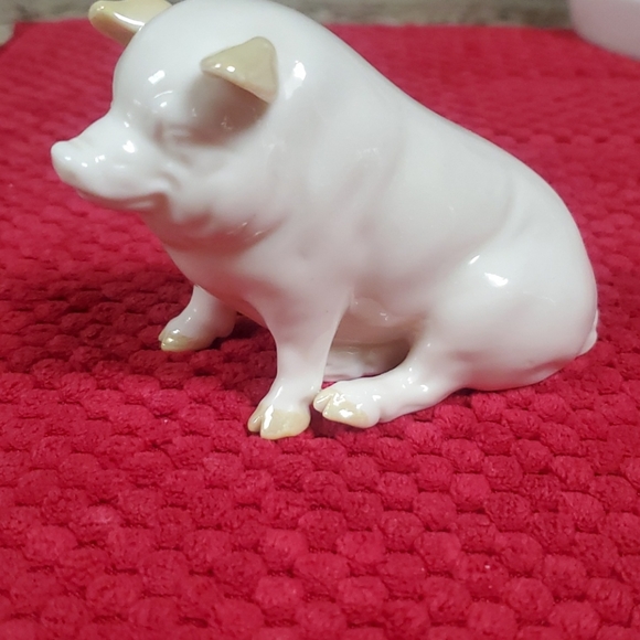 Belleek Other - BELLEEK of Ireland porcelain Piggy 🐷